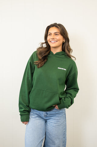 Here For You Spring Green Hoodie