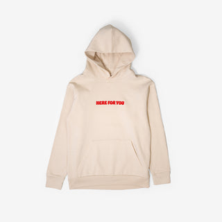 Here For You Sand Hoodie