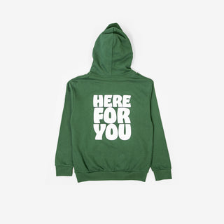 Here For You Spring Green Hoodie