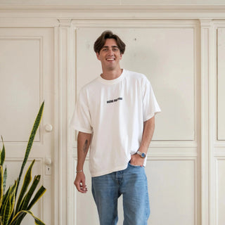Here For You White Tee