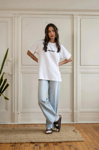Here For You White Tee