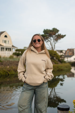 Here For You French Oak Hoodie