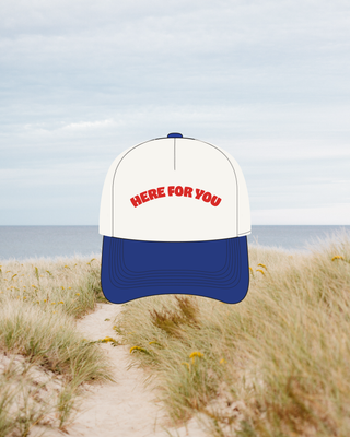 Red & Blue Trucker Hat
