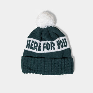 Here For You Winter Pom Pom Hat