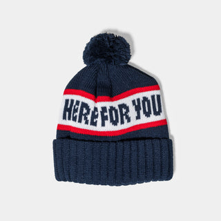 Here For You Winter Pom Pom Hat