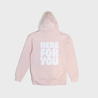 Here For You Blush Hoodie