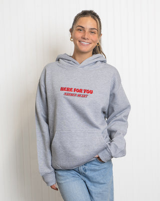 Here For You x Sacred Heart Hoodie