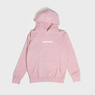 Here For You Urban Hoodie- Salmon