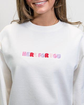 Here For You Valentines Crew