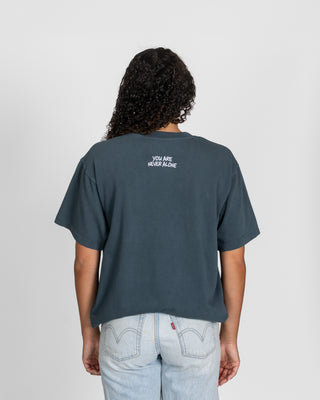 Here For You Navy Doodle Tee