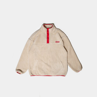 Here For You Sand Sherpa Pullover