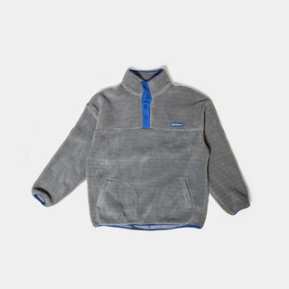 Here For You Gray Sherpa Pullover