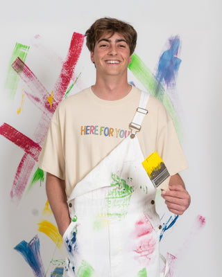 Here For You Sand Doodle Tee