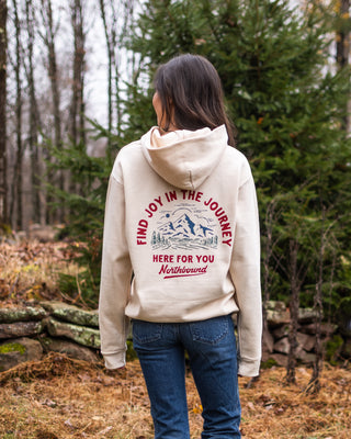 Find Joy in The Journey Sand Hoodie