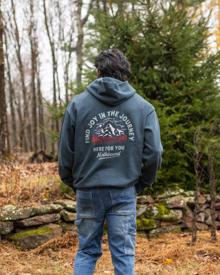 Find Joy in The Journey Navy Hoodie
