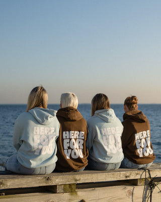 Here For You Clothing Screen Print Hoodie