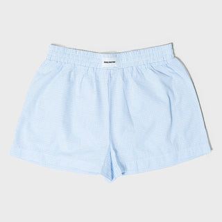 Baby Blue Checkered Boxer Short