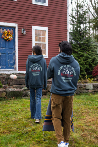 Find Joy in The Journey Navy Hoodie