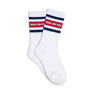 Here For You Crew Socks