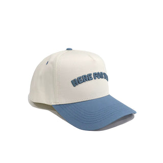 Here For You Harbor Blue Trucker Hat